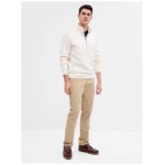 Khaki slim fit nohavice GapFlex