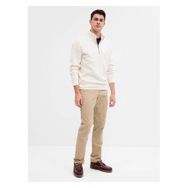 Khaki slim fit nohavice GapFlex