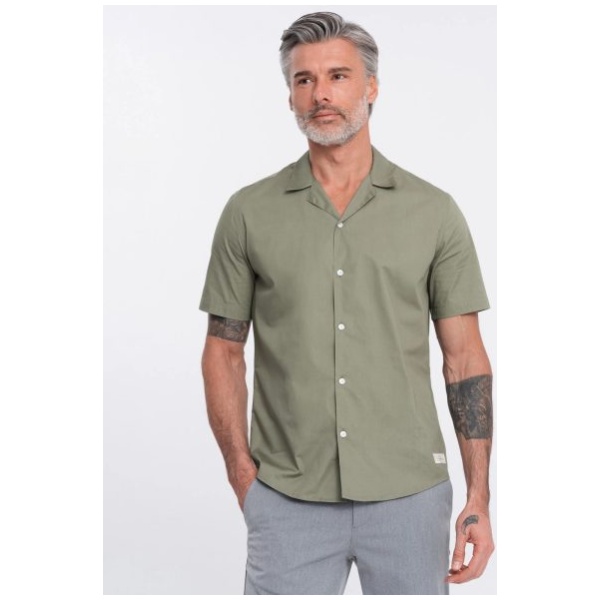 Kubánska khaki košeľa V4 SHSS-0168 - S