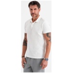 Ležérna  ecru pánska polokošeľa V7 POSS-0103 - XL