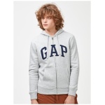 Mikina GAP logo fleece na zips