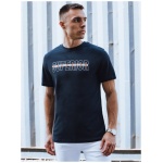 Moderné granátové tričko s trendy nápisom - XXL