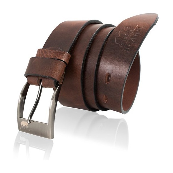 Moderný pánsky hnedý opasok Belfort C - 100 cm