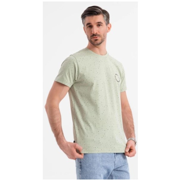 Módne mätové pánske tričko s potlačou V3 TSFP-0186 - XL