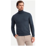 Módny tmavo modrý rolák V4 SWTN-0127 - XXL