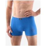 Modré boxerky s krátkou nohavičkou z bavlny Ocean - S/M