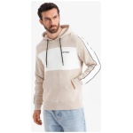 Nadčasová béžová pánska mikina V2 SSNZ-0225 - XL