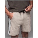 Nadčasové béžové pánske kraťasy V2 SRSK-0182 - XL