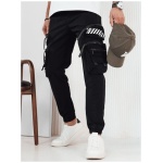 Nadčasové čierne joggery - XXL