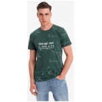 Nadčasové zelené pánske tričko s nápisom V3 TSFP-0187 - M