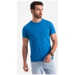 Nebesky modré bavlnené tričko V12 TSBS-0146 - XXL