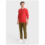 Nohavice essential khaki straight fit GapFlex