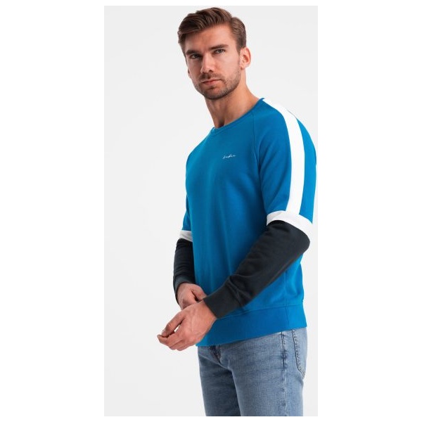 Originálna modrá mikina V4 SSNZ-22FW-003 - XXL