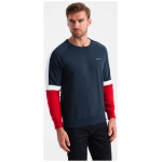 Originálna tmavo modrá mikina V2 SSNZ-22FW-003 - XXL