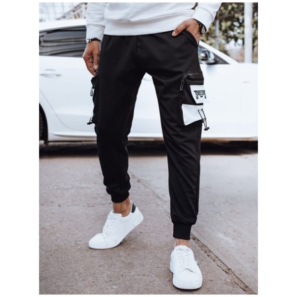 Originálne čierne kapsáčové joggery - XXL