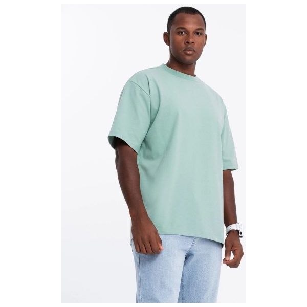 Originálne mentolové pánske tričko V6 TSBC-0234 - XL