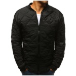 Pánska STYLE bunda prešívaná bomber jacket čierna