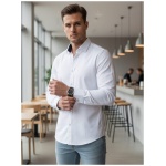 Pánska biela elegantná košeľa - XXL