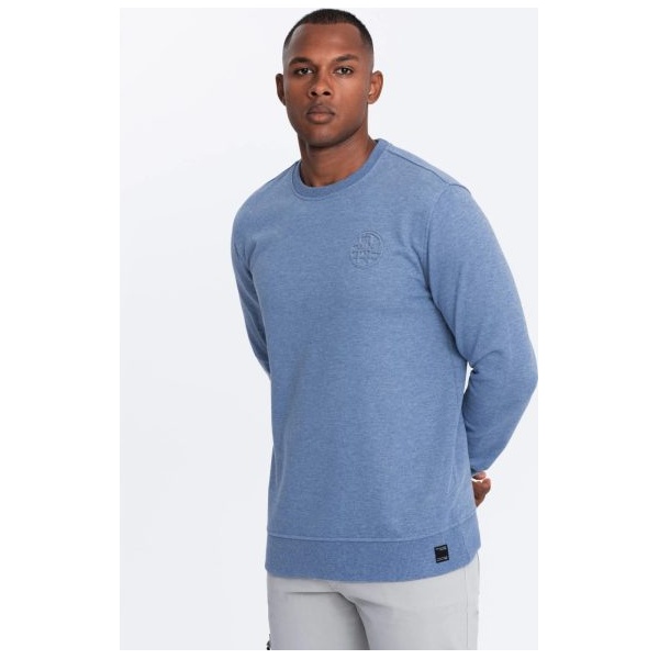 Pánska denim mikina s logom V4 SSNZ-0163 - S