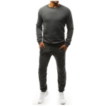 Pánska tepláková súprava tmavo šedá