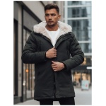 Pánska zimná parka v zelenej farbe - XL/52