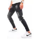 Pánske bojové džínsy čierne