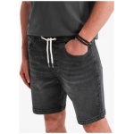 Pánske čierne rifľové kraťasy V4 SRDS-0192 - L