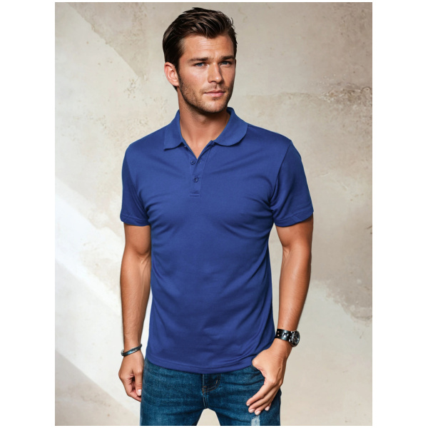 Pánske polo tričko modré Dstreet PX0510