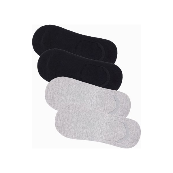 Pánske ponožky - čierne/sivé om-soss-0104 - ONE SIZE