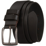 Pánsky klasický hnedý kožený opasok s tradičnou prackou