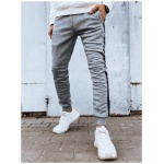 Pohodlné šedé trendy tepláky - M