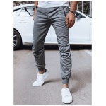 Pohodlné tepláky v sivej farbe - 2XL/3XL