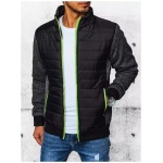 Prechodná čierna bunda bez kapucne - M