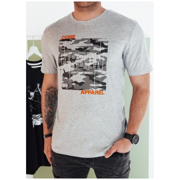 Šedé tričko s nápisom Urban - XXL