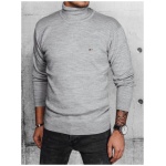 Štýlový rolák v šedej farbe - 3XL