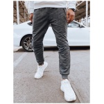 Svetlosivé pánske tepláky na bežné nosenie - XL/XXL