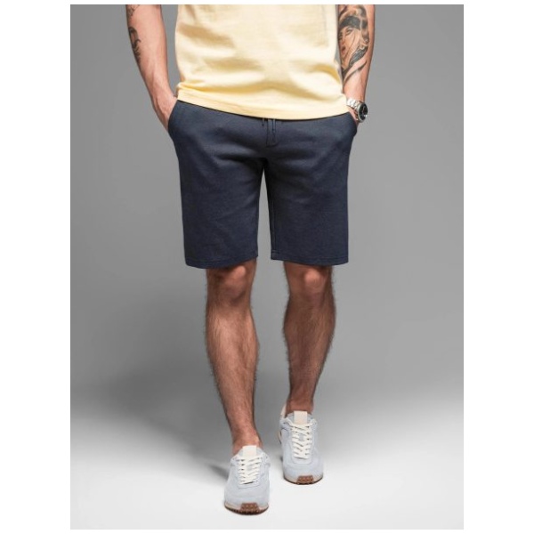 Tmavomodré chinos kraťasy V1 SRCS-0168 - L