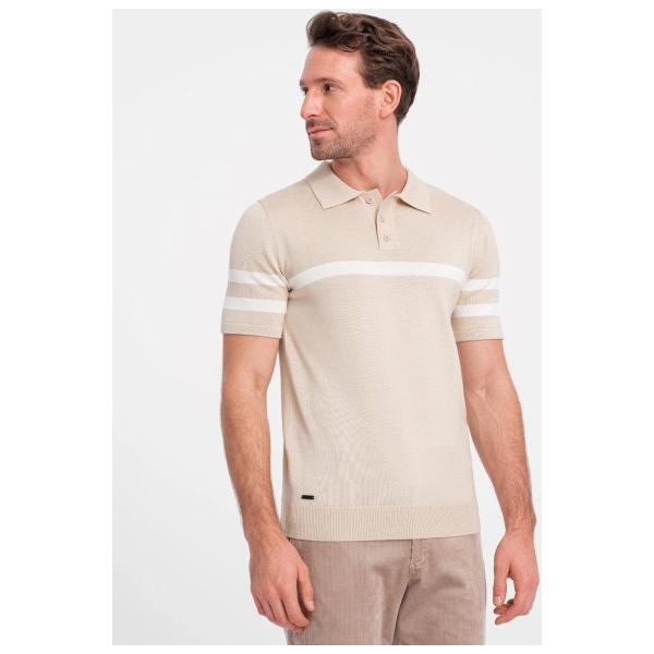 Trendy béžová polokošeľa V4 POSS-0118 - XL