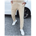 Trendy béžové pánske nohavice - 33