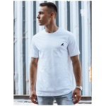 Trendy biele tričko s logom - XXL