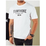 Trendy biele tričko s nápisom sunshine - XXL