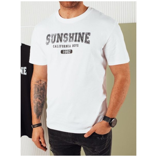 Trendy biele tričko s nápisom sunshine - XXL