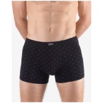 Trendy čierne vzorované pánske boxerky - XXL/3XL