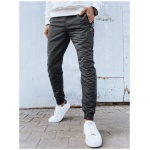 Trendy grafitové pohodlné tepláky - M/L