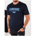 Trendy granátové tričko s nápisom sunshine - XXL