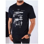 Trendy granátové tričko s popisom - XL