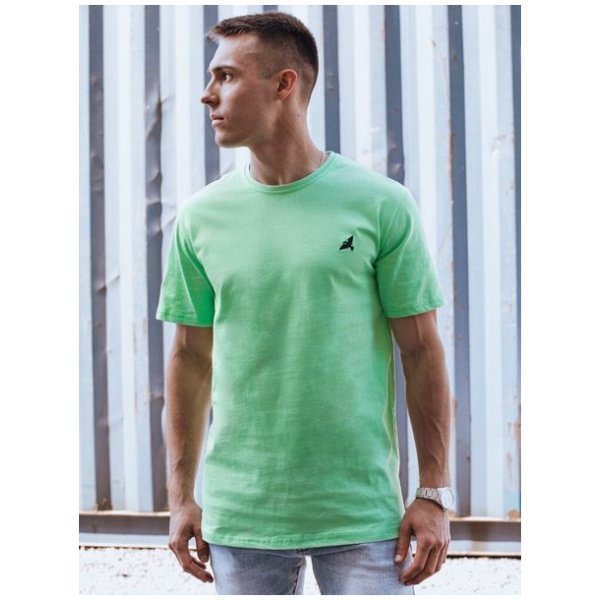 Trendy mentolové tričko s logom - XL
