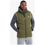 Trendy olivová prešívaná vesta V5 JAVJ-0210 - S/M