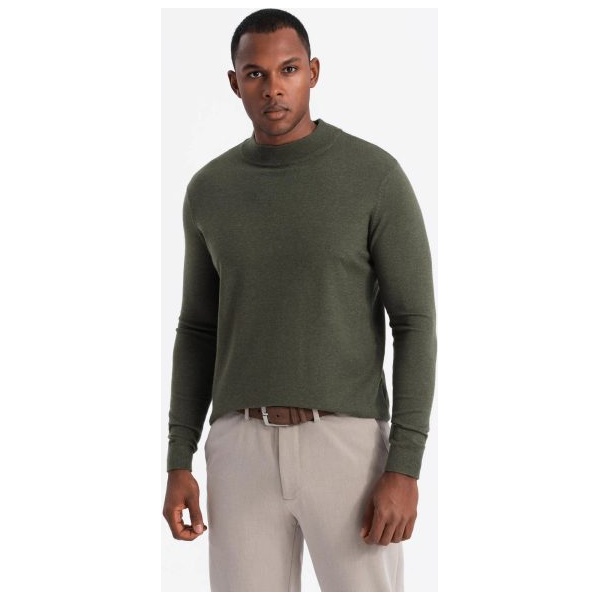 Trendy olivový polorolák V5 SWTN-0125 - XXL
