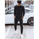Trendy pánska tepláková súprava v čiernej farbe - XXL
